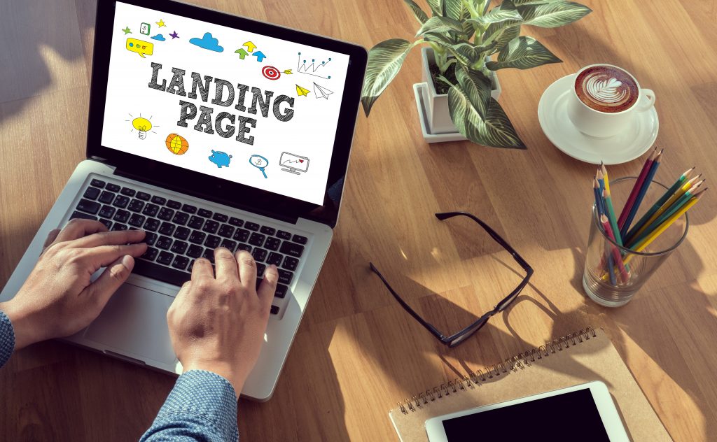 how to create a landing page