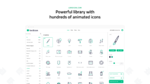 Lordicon Animated Icons Flat Design Inspiration